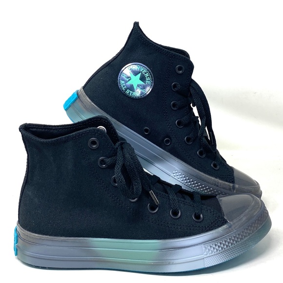 Converse Shoes - Converse Ctas CX Black Cyber Teal Sneakers High Women Skate Shoe Canvas A03463C